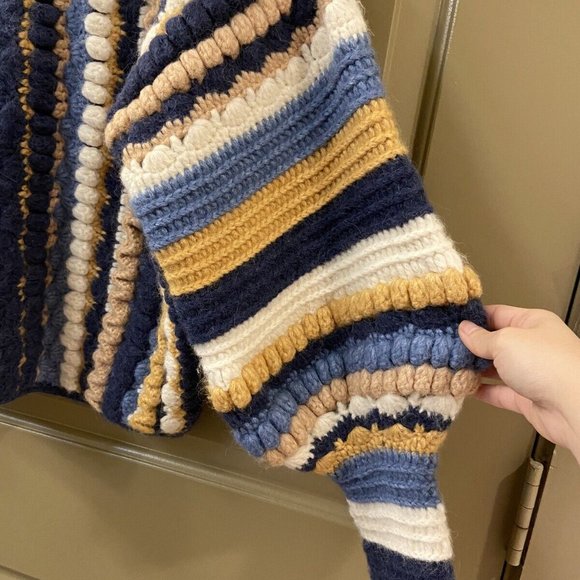 Ulla Johnson alpaca multicolor Agostina pullover sweater - Picture 2 of 10